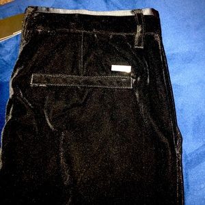 Armani Black Suede Pants